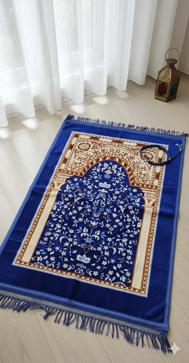 AL WAHIDI Luxury Mihrab Design Prayer Mat