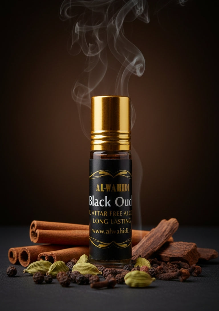 AL WAHIDI – Black Oudh Premium Attar (Long-Lasting Fragrance)