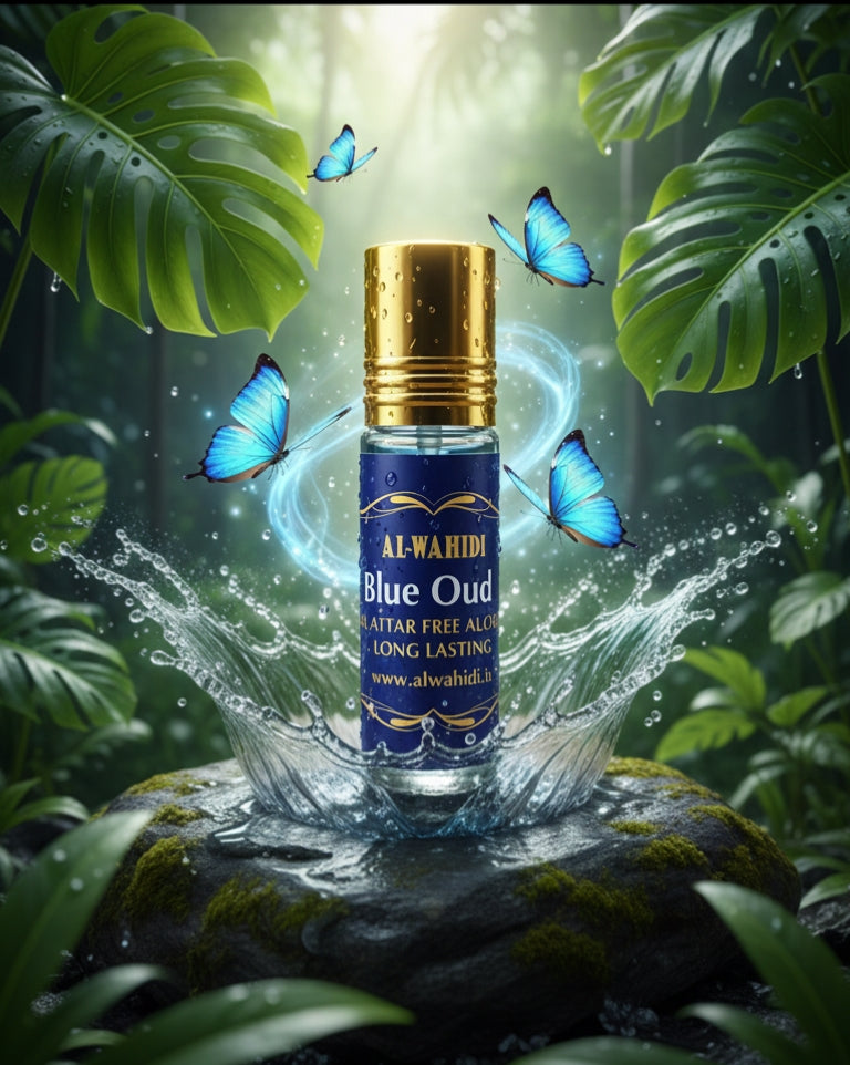 AL WAHIDI Luxury Blue Oudh Attar – Long Lasting & Fresh