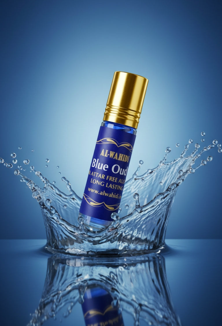 AL WAHIDI Luxury Blue Oudh Attar – Long Lasting & Fresh