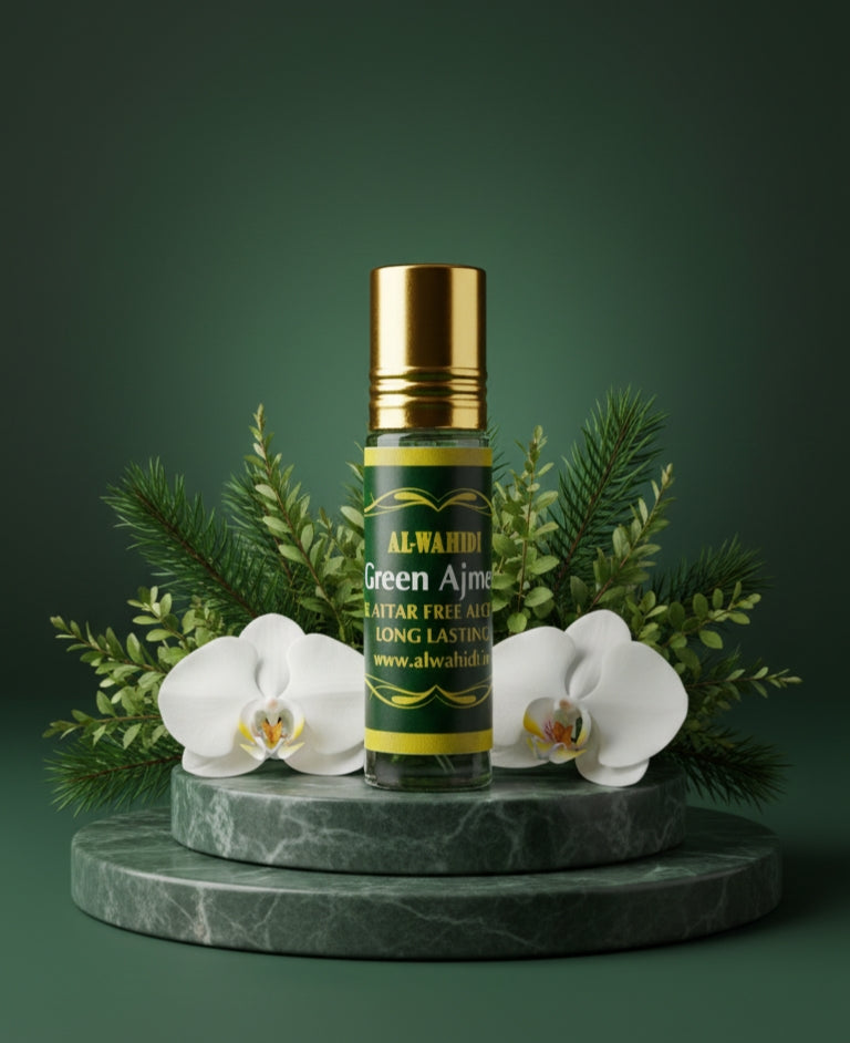 AL WAHIDI – Green Ajmeri Attar (Alcohol-Free, Long Lasting)