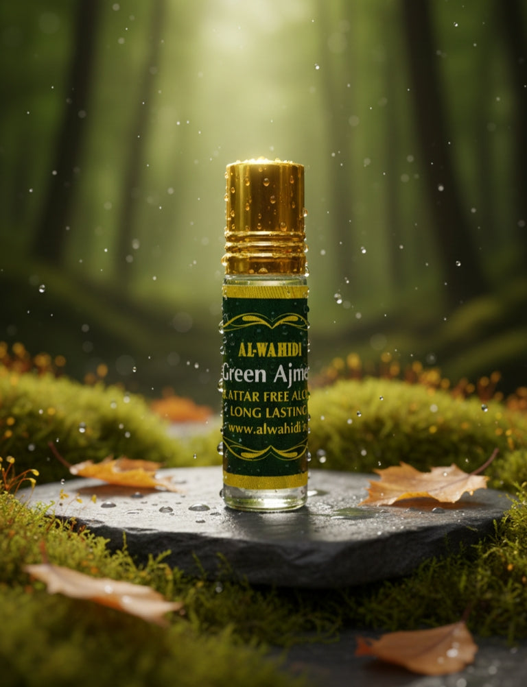 AL WAHIDI – Green Ajmeri Attar (Alcohol-Free, Long Lasting)