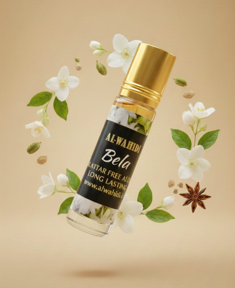 AL WAHIDI Bela Attar – Long Lasting Alcohol-Free Floral Fragrance