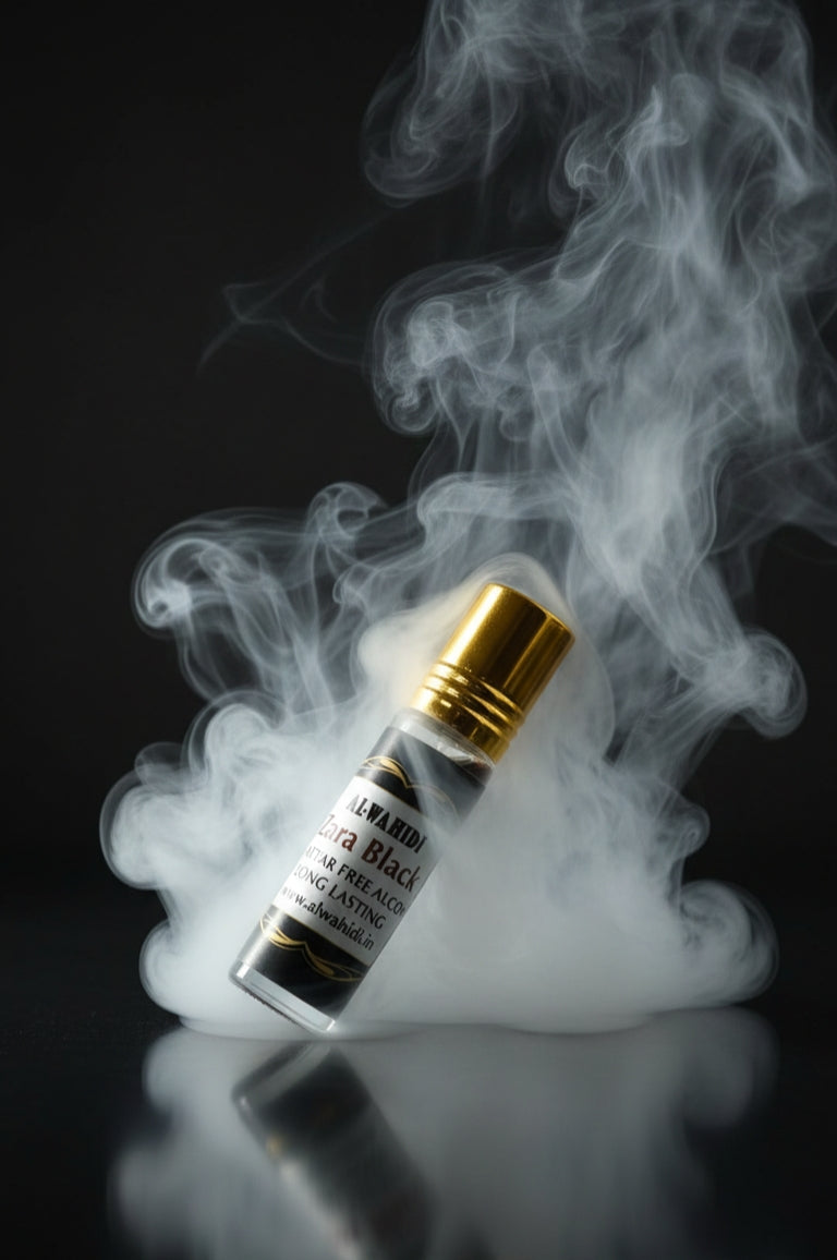 AL WAHIDI Zara Black Attar – Long Lasting Alcohol-Free Perfume
