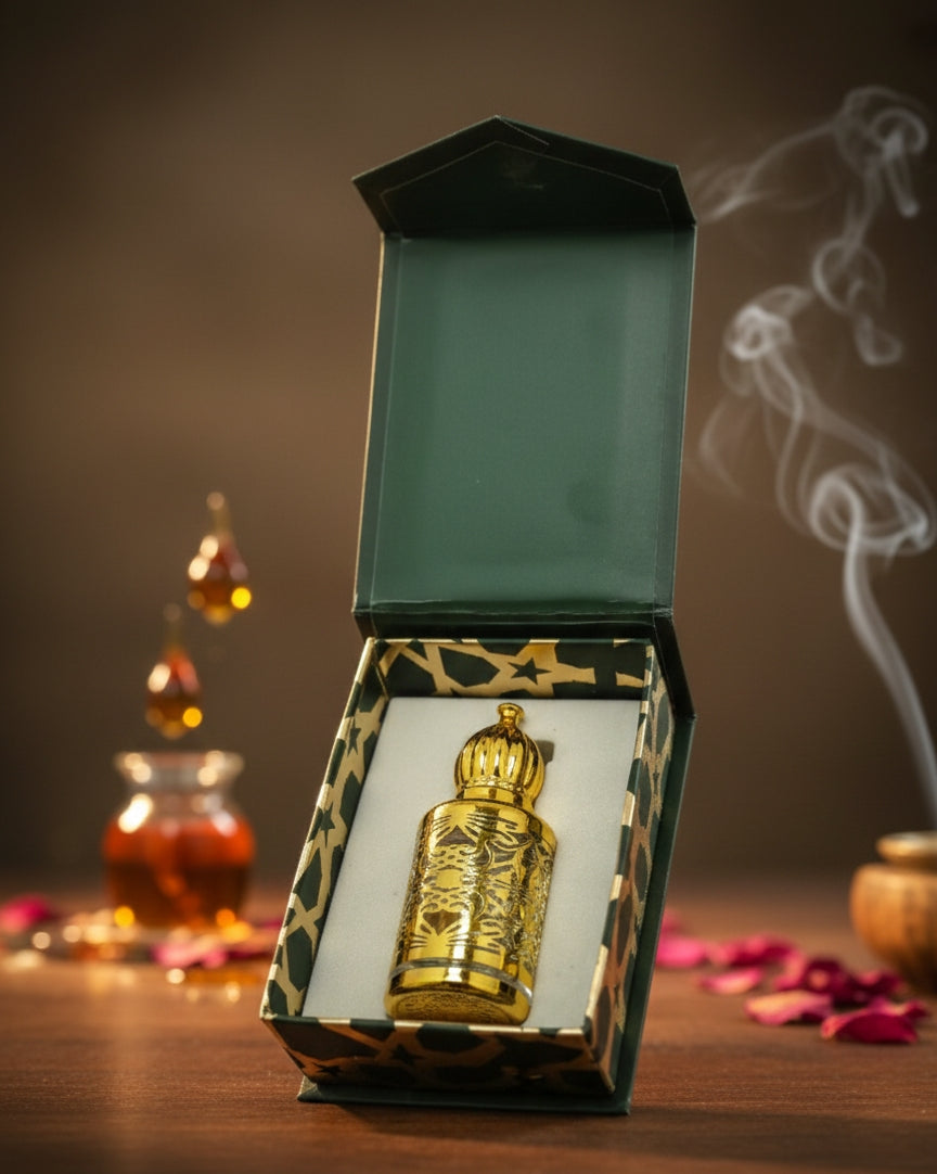 Green Ajmeri Attar by AL WAHIDI – Long Lasting Alcohol Free Perfume 6ML ATTAR