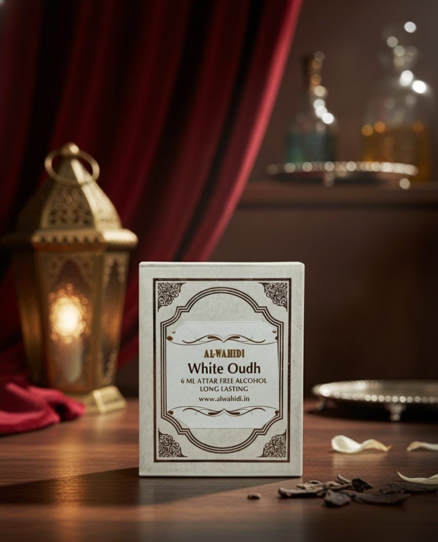 White Oudh Attar by AL WAHIDI –13ml Alcohol Free Long Lasting Fragrance