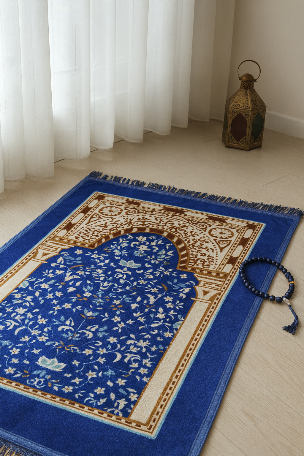 AL WAHIDI Luxury Mihrab Design Prayer Mat