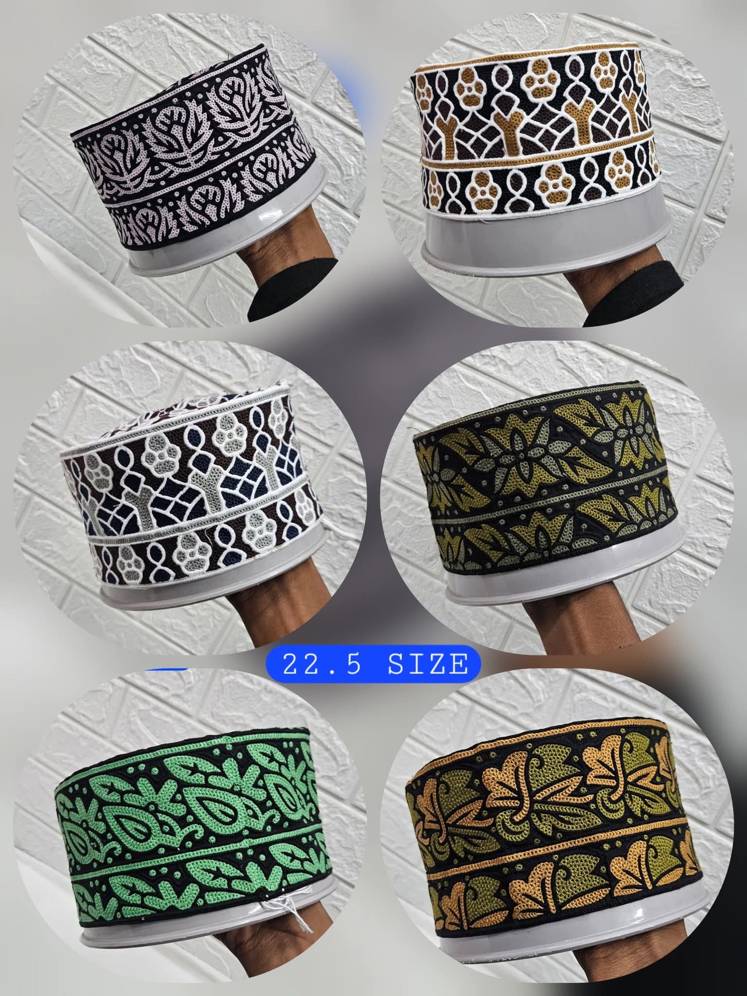 AL WAHIDI Omaani Prayer Topi – Lightweight & Comfortable