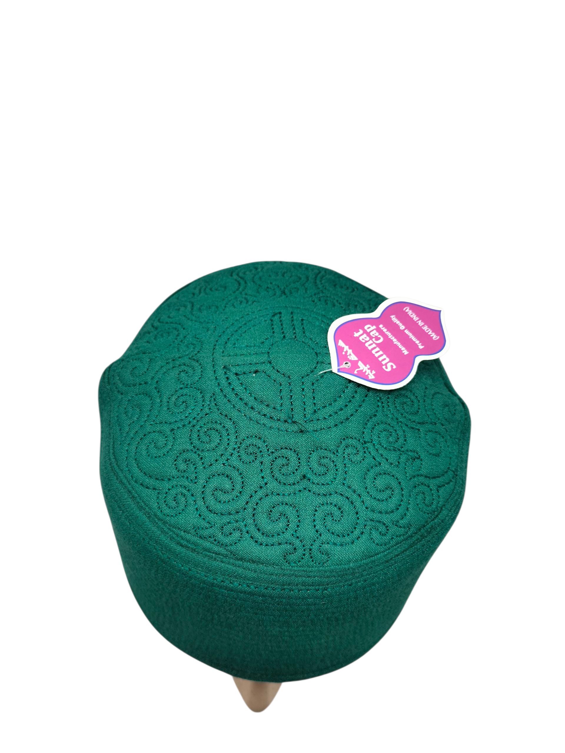 Premium Green Islamic Cap – SUNNAT CAP | AL WAHIDI