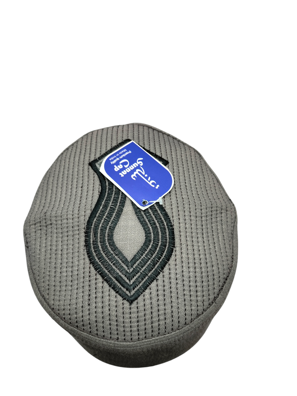 Sunnat Cap Muslim Prayer Topi – Elegant Grey | By AL WAHIDI
