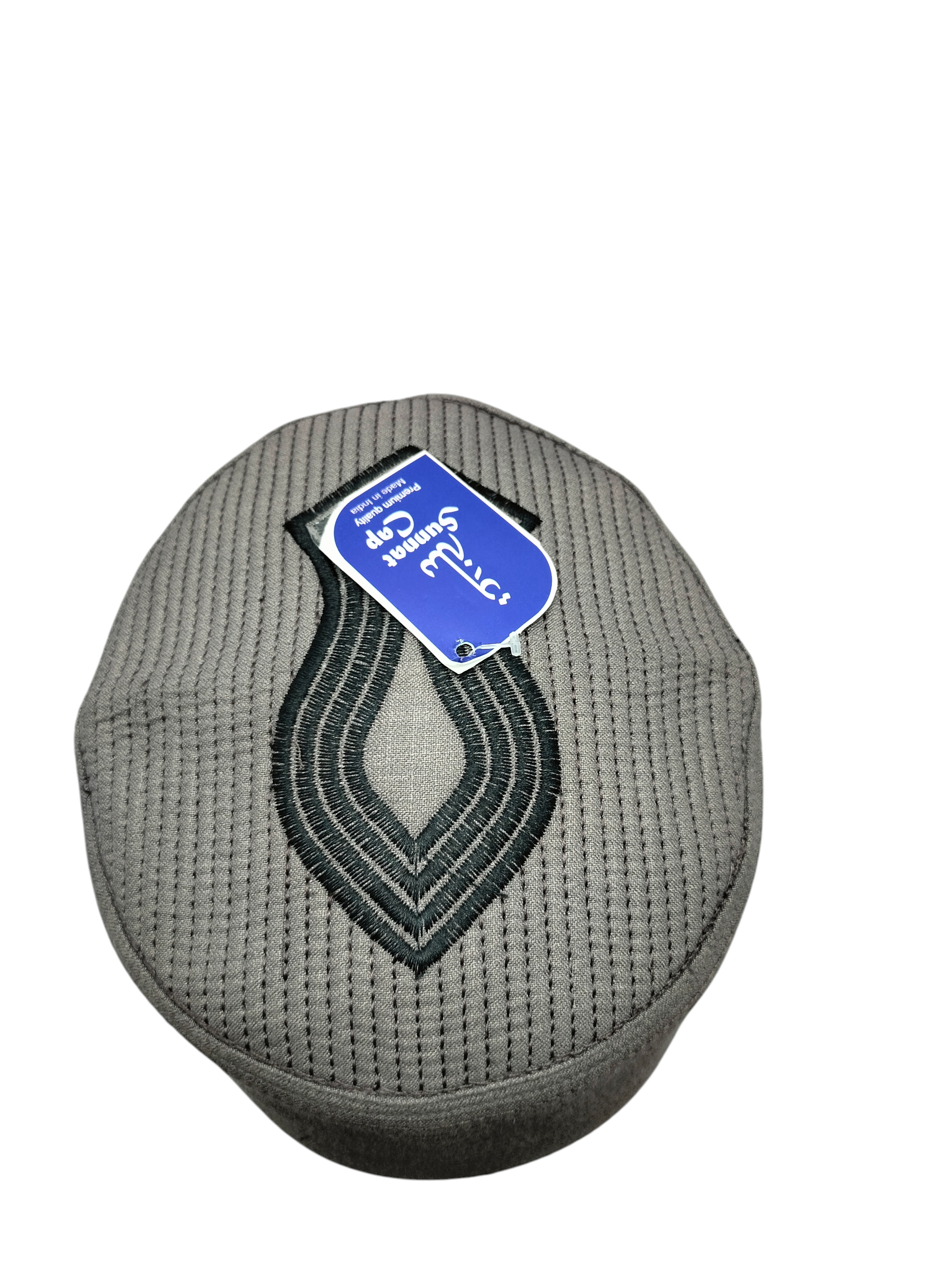 Sunnat Cap Muslim Prayer Topi – Elegant Grey | By AL WAHIDI