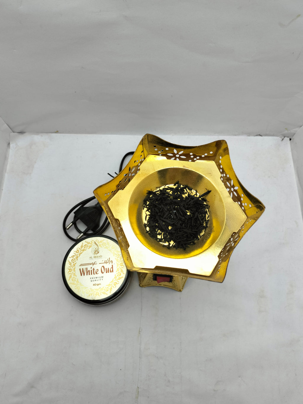 Electric Bakhore Dan with White Oud Bakhoor – AL WAHIDI